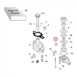 BUSHING, OIL PUMP COVER