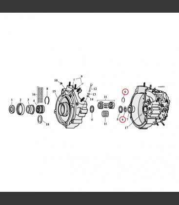 RETAINING RINGS, PINION SHAFT BEARING