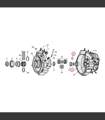 RETAINING RINGS, PINION SHAFT BEARING