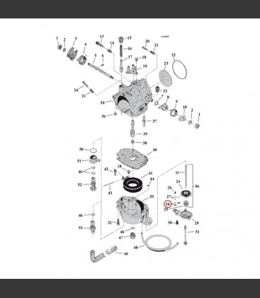 O-RING, ACC. PUMP CAP SUPER E&G