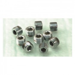 GW 1/8-27 NPT CHROME PIPE PLUG, ALLEN