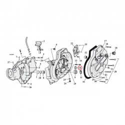 SPROCKET SHAFT BEARING SPACER .108 INCH