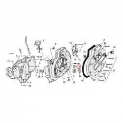 SPROCKET SHAFT BEARING SPACER .106 INCH