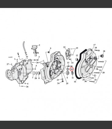 SPROCKET SHAFT BEARING SPACER .106 INCH