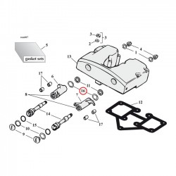 ROCKER ARM SHIMS, .007 INCH