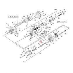 RETAINING RING, STARTER MOTOR