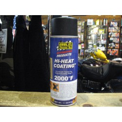 Black Hi-heat coating for exhaust wrap