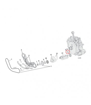 Inner bearing, balancer 00-06 tcb